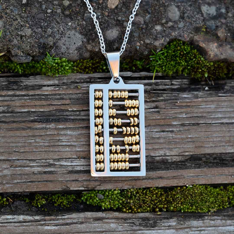 Abacus Necklace - Math Jewelry | Boutique Academia