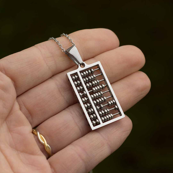 Abacus Necklace - Math Jewelry | Boutique Academia